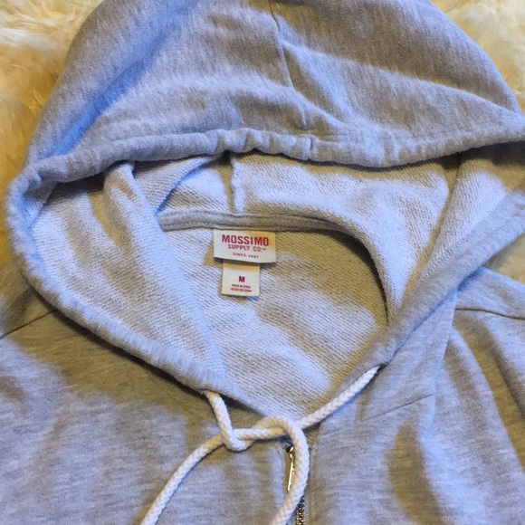Mossimo jacket with hood, grey size Medium - Picture 2 of 7